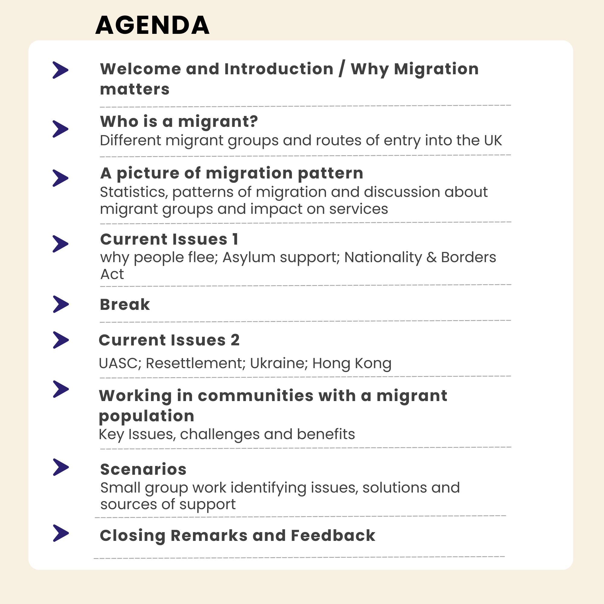 Agenda