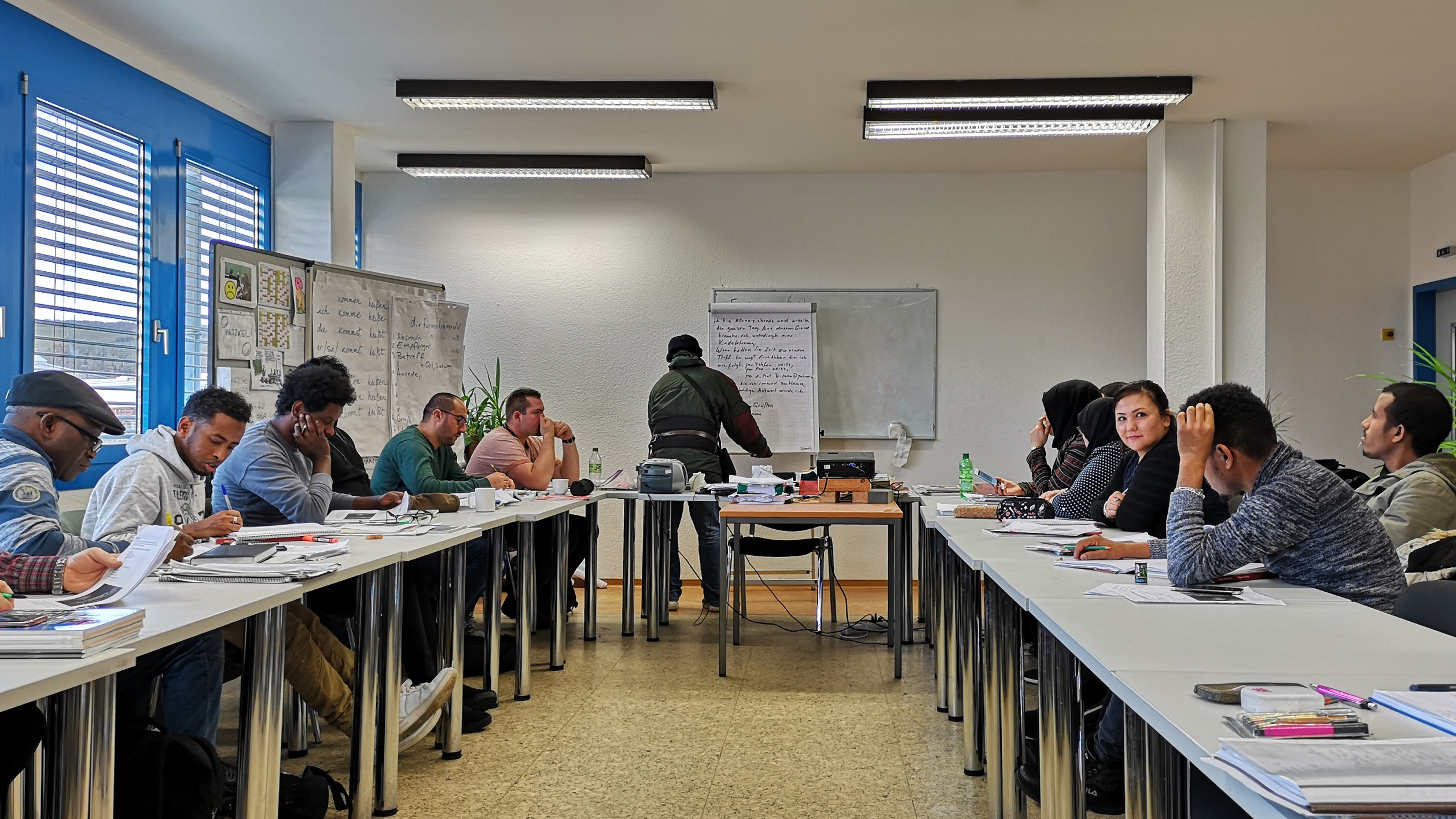 An English language class