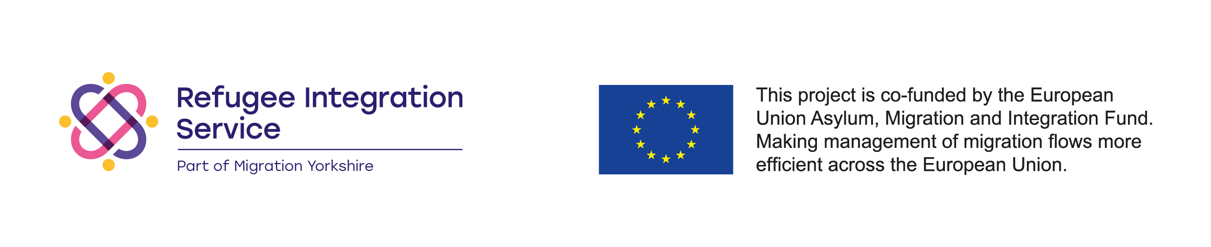 Logo for Refugee Integration Service