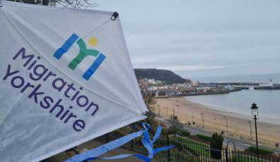 A Migration Yorkshire Kite at the beach