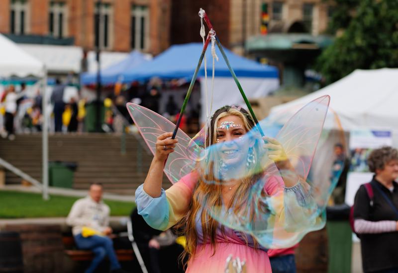 Bubbleology at the Yorkshire Integration Festival 2023