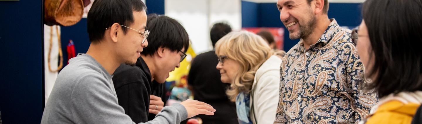 A stall in the global village at the Yorkshire Integration Festival 2022