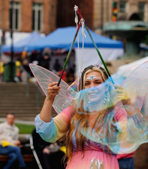 Bubbleology at the Yorkshire Integration Festival 2023