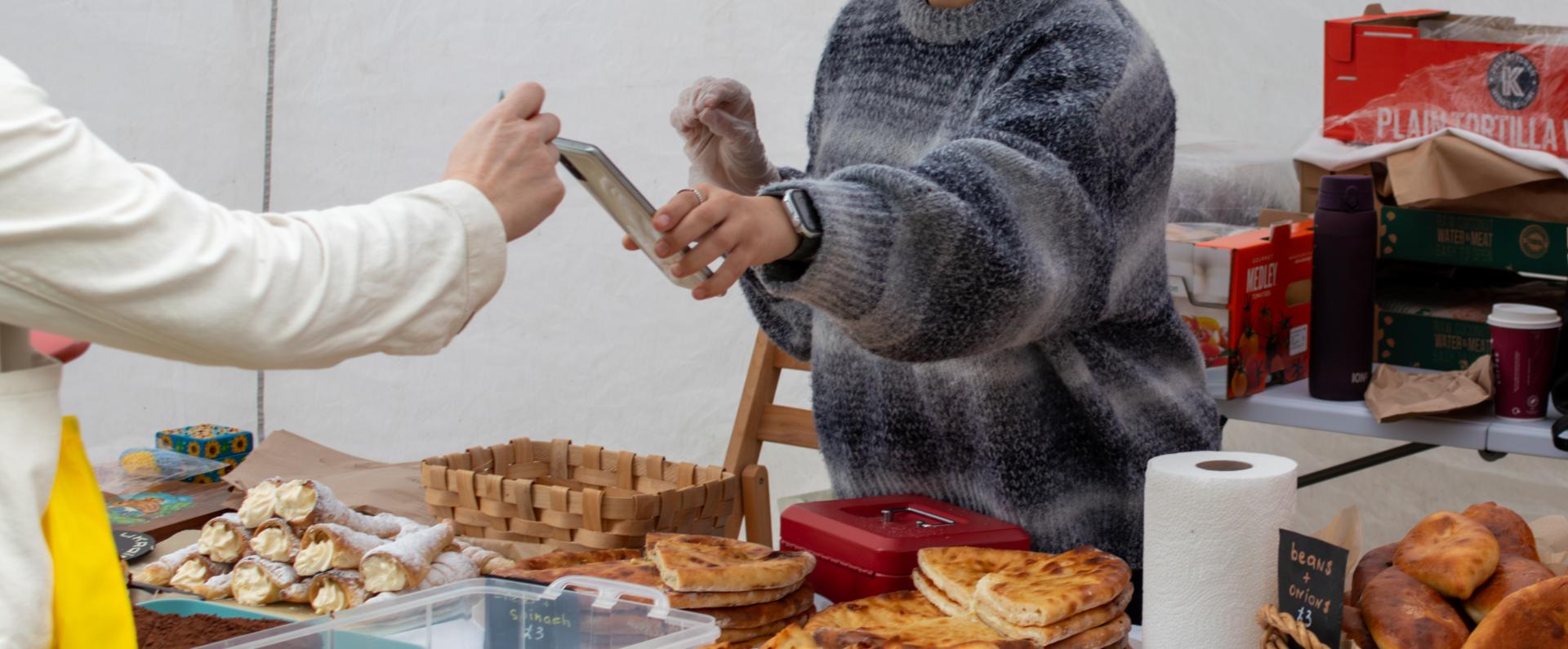 A food stall at the Yorkshire Integration Festival 2023